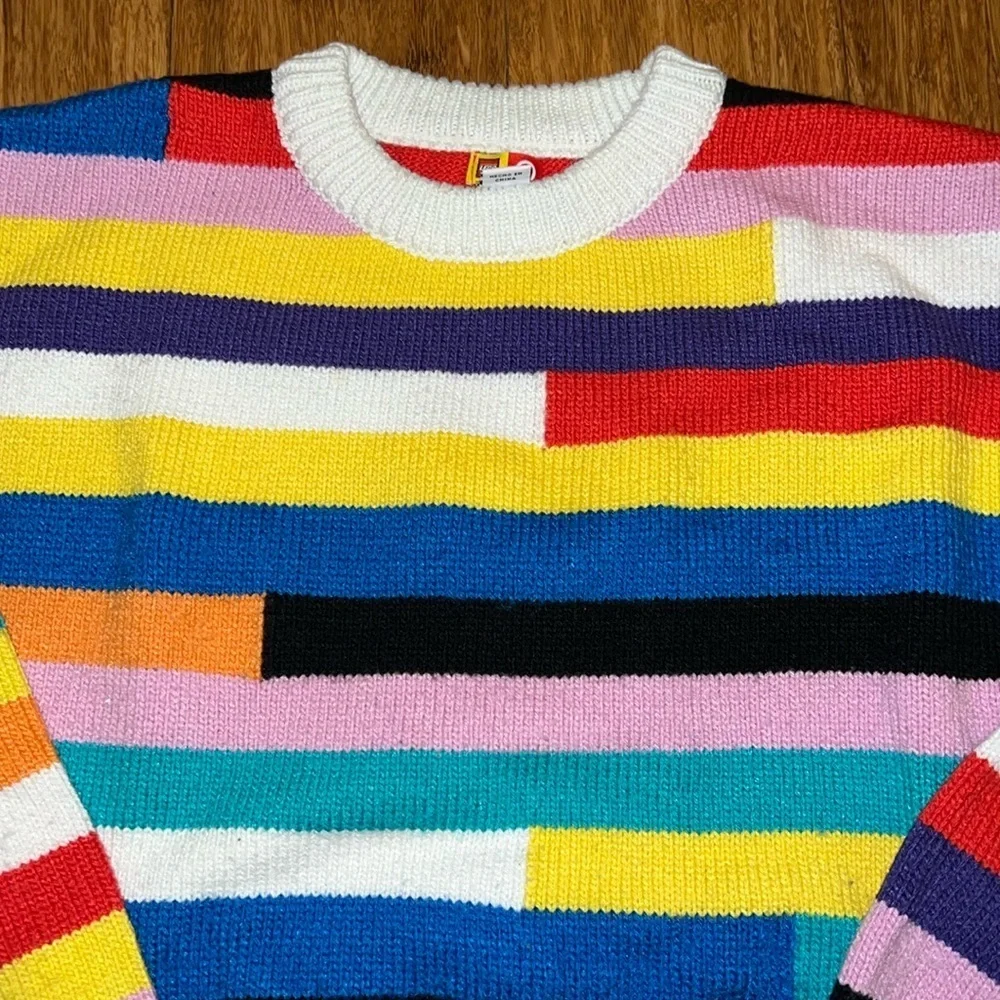 Lego X Collection Target Mix Stripe Sweater Kids Boys Girls NWOT size Medium